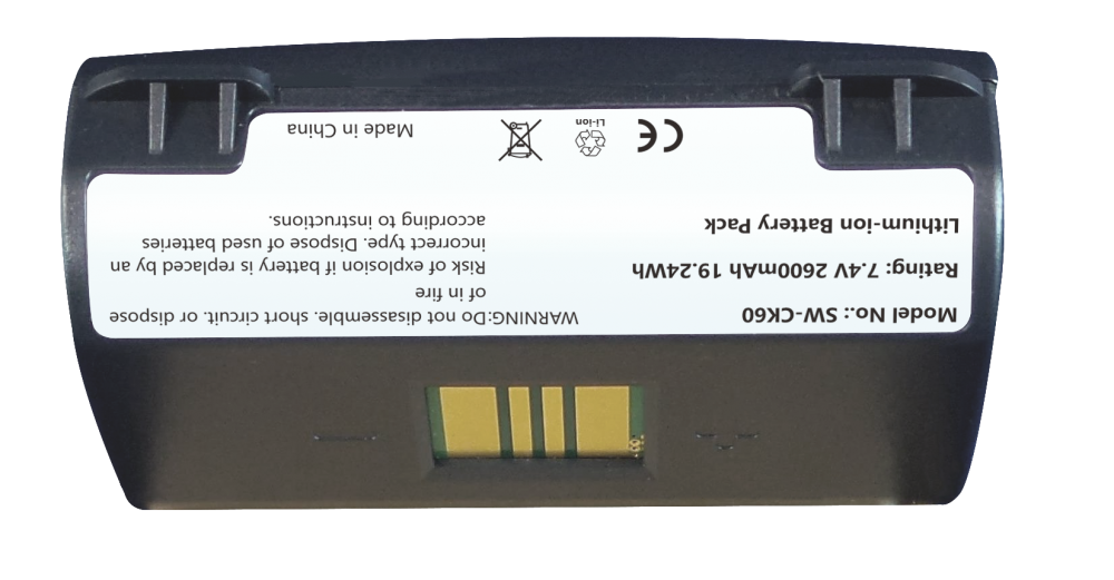 Batería para intermec CK60 CK60NI CK61