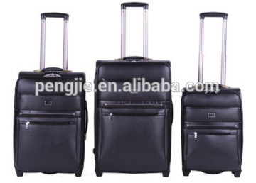 PU travel luggage bags 2015