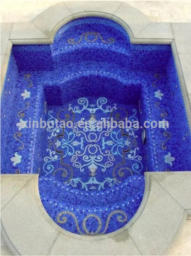 Beauty alibaba india ceramic tile blue mosaic ,swimming pool mosaic pattern