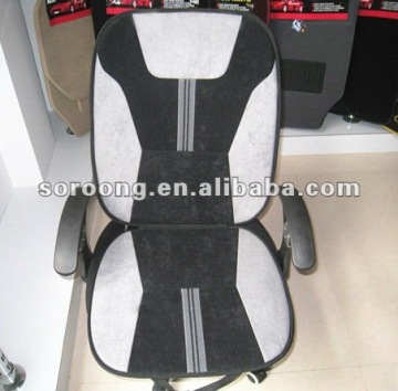 black and gray heated car seat cushions for back pain