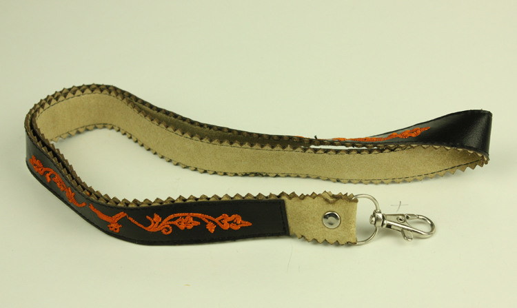 PU leather lanyard