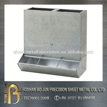 custom animal feeder machine enclosure sheet metal poultry feeder fabrication