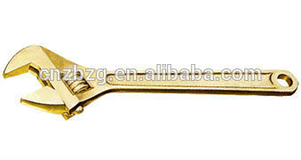 Non-sparking hand tool Adjustable Open Spanner discount!!!