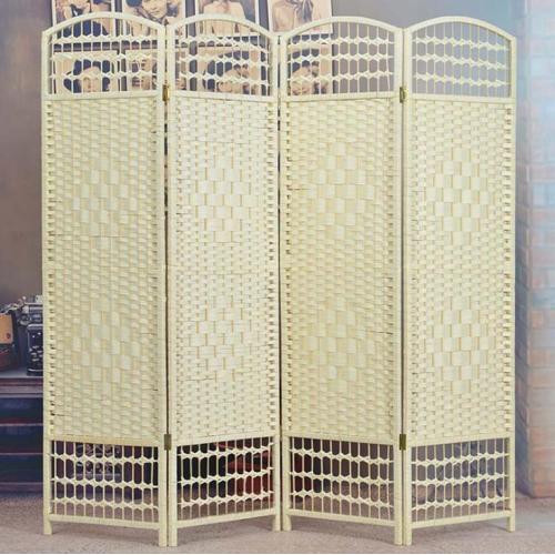 Customized handwoven paper folding screen room divider