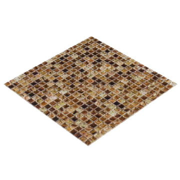 Browns Mosaic Glass Art Wall Tiles