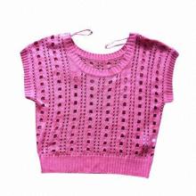 Women's Machine-crochet Blouse, Suitable for Women