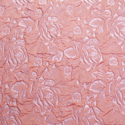 High Quality Orange Brocade Jacquard Fabric