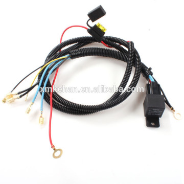 OEM ODM RoHS compliant Automobile fog light relay wiring harness