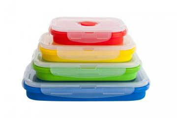 Wholesale Collapsible Silicone bento boxes