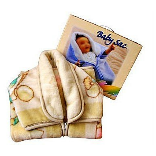 Partihandel 100% polyester präglade baby filt SAC