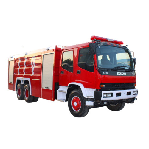 Isuzu fire fighting truck right fire truck