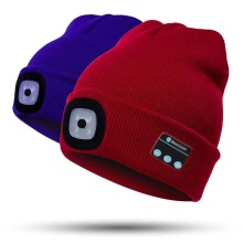 Bluetooth rechargeable led hat