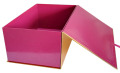 고품질 사용자 정의 핑크 컬러 여성 구두 상자