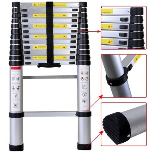 2m aluminum telescopic ladder