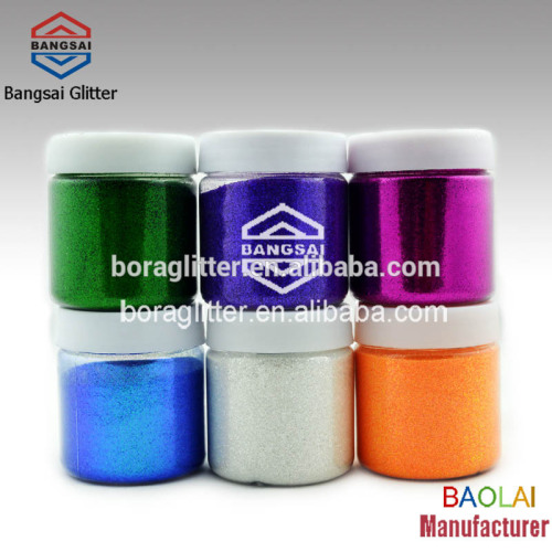 BL 6colors DIY Wholesale Laser Glitter Powder set