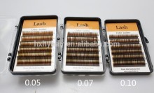 0.05 brown color new premium korean silk lashes