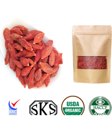 Convertional Goji Berries and Certified Organic Goji Berries