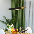 LEDER Wooden Rectangular Pendant Light