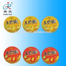 Die cut Aluminum foil lids for Mashed potatoes