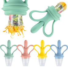 Silicone Dual Purpose Infant Nipple Feeding Pacifier & Fresh Fruit Feeder