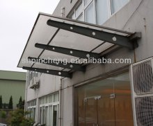 Weather resistant PC awning