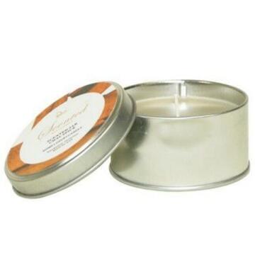 natural soy wax scented candles in round tin