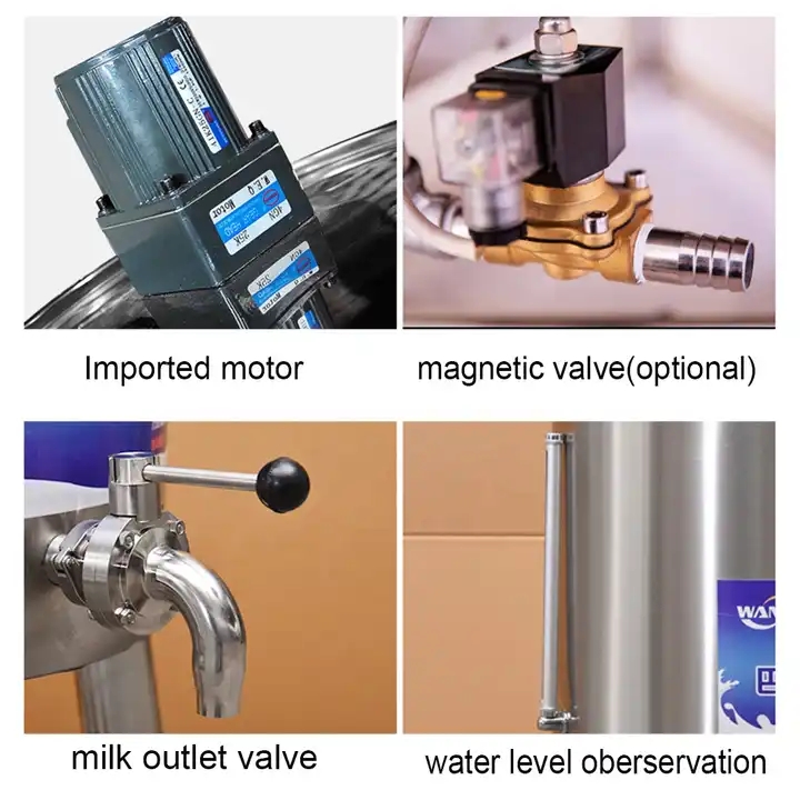 10l Simple Operation Ultra High Temperature Pasteurizer Stainless Steel Goat Milk Pasteurizer Machine