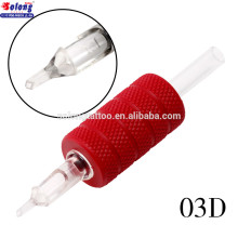 Solong 25mm Tattoo Tubes with Clear Diamond Tips 20pcs/box Sterilized Disposable Tattoo Tubes Grips