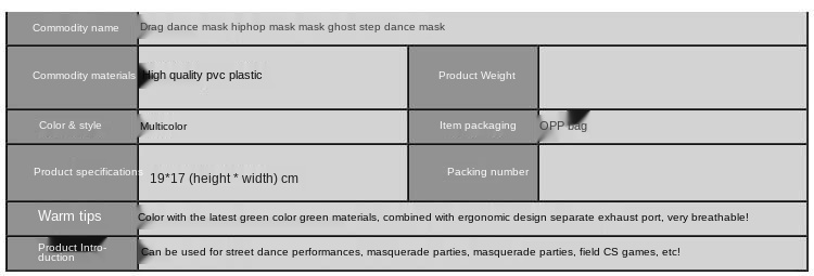 Halloween Mask Dancer Ghost Dance Street Dance Mask Hip-hop White Ball Death Easter Man Full Face Mask