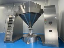 Western medicine square cone hopper mixer Bin blender