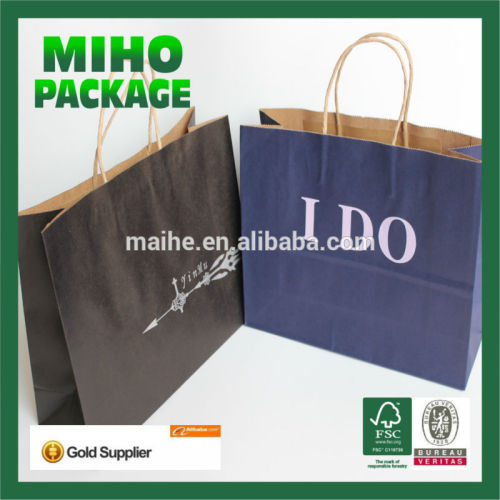 cheap price machine made package paper bag