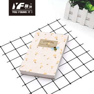 Custom flower style hardcover Memo Pad Notebook portable notebook&diary