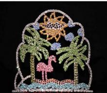 Rhinestone beach pageant crowns