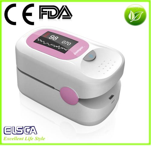 LED Colorful Fingertip Pulse Oximeter for Hospital and Home