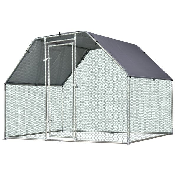 Durable Rabbit Duck Hen Poultry House Metal animal cage Chicken Run Coop