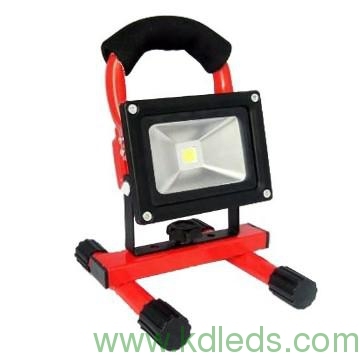 Red 10W LED rechargeable spot ligh