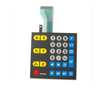 Chian custom flexible touchpad membrane switch keypad/keyboard manufacturer