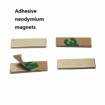 N38 Rectangle Neodymium magnets self adhesive