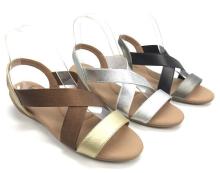 Wedge Sandals Summer Women Pu Leather Shoes