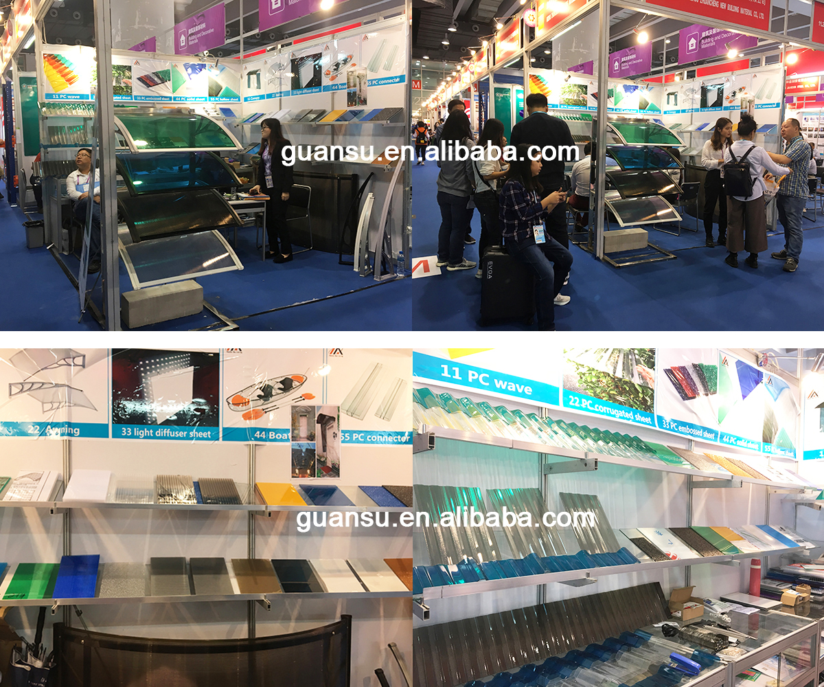 Wholesale Price Bending 16Mm Honeycomb Polycarbonate Hollow Sheet Waterproof Plastic Sheet