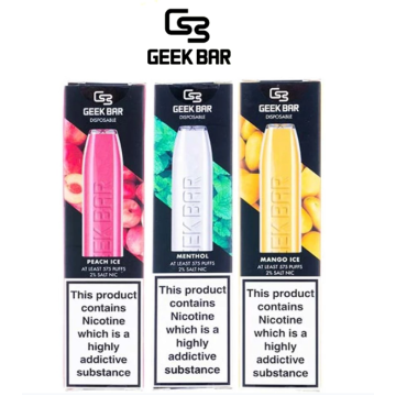575 puffs Hot Selling E-Cigarette Geek Bar Wholesale