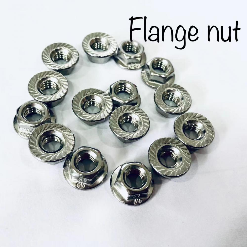 DI934 thread fine ss304 flange nut