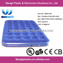 Double Size Flocked Air Mattress Bed