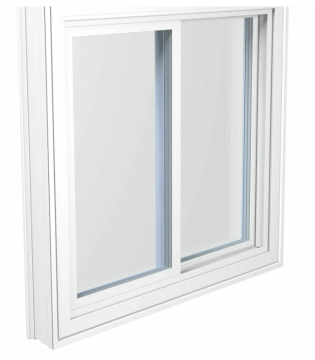 Anti-theft Horizontal Louver Plastic Sliding Windows