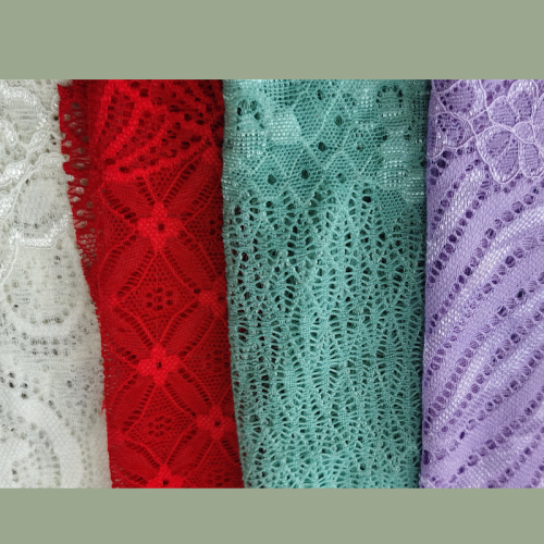 Durability Emiroidery Nylon Trimming Lace Dress Fabric