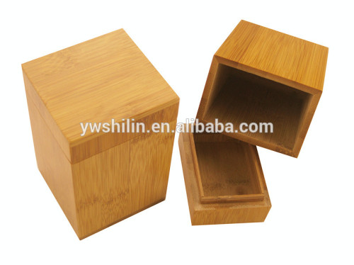 Bamboo Tea Caddy / Bamboo packaging / Bamboo Box With Lid /bamboo tea canister / bamboo tea box