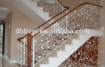 powder coated interior wrought iron stairway handrail/staircase railings