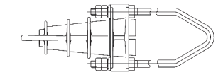 Anchoring Tension Clamp Wedge Wire Clamp