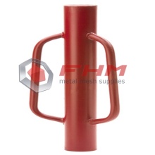 Manual Metal Paint Red T Post Heavy Driver