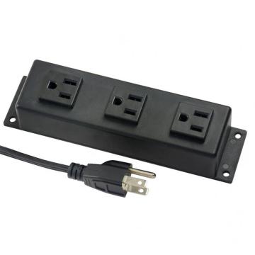 US 3-Outlets Power Unit With Internet&Phone Ports&Switch